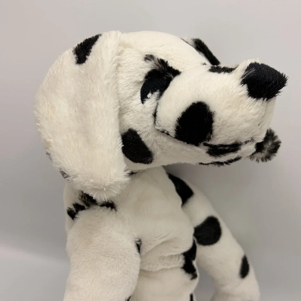 IKEA‎ Plush Dog Dalmatian Gosig Vovven Black White Spotted Floppy